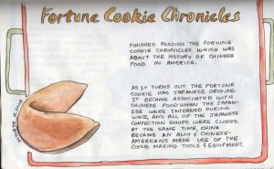 A Fortune Cookie Chronicles sketch by a Cleveland artist.
